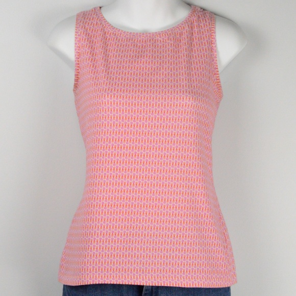 Talbots Tops - Pineapple Pattern Tank 🍍